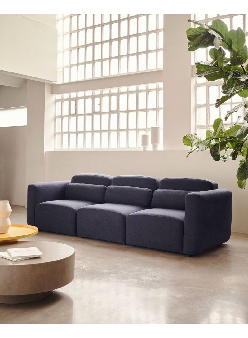 BIG dark blue sofa - Image 1